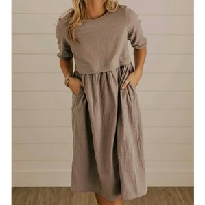 ISO Roolee Cherie Textured MOM Dress